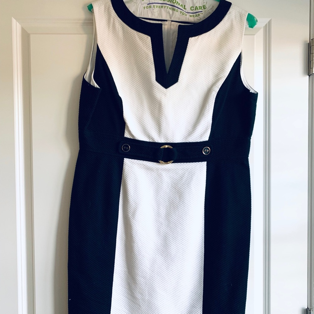 New without tags Tahari 100% cotton pique dress